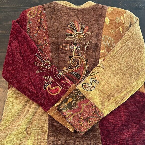 Embroidered Multicolor Women's Jacket - Picture 3 of 3